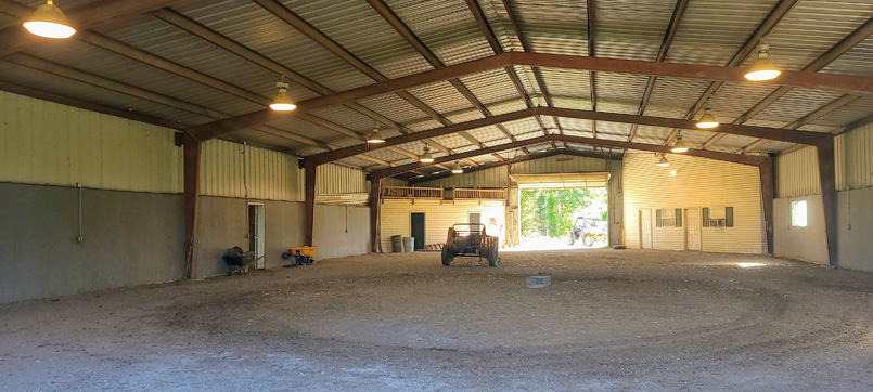 Building 3 Indoor training arena and future kennels